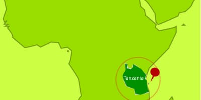 Mapa da máfia ilha da tanzânia